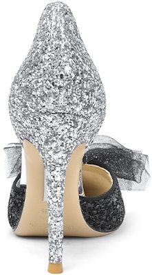 (Women) Lily Wei Slip-On Heels 'Black Swan Glitter Leather' NN-071 Shop (Women) Lily Wei Slip-On Heels 'Black Swan Glitter Leather' NN-071