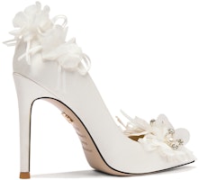 (W) 릴리 웨이 펄꽃슬립온 힐 (화이트) NN-519 Order (W) 릴리 웨이 펄꽃슬립온 힐 (화이트) NN-519