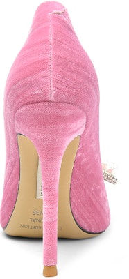 (Women) Lily Wei Slip-On High Heels 'Pink Butterfly Knot with Rhinestones' NN-159 Shop (Women) Lily Wei Slip-On High Heels 'Pink Butterfly Knot with Rhinestones' NN-159