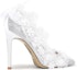 Order (W) Lily Wei Kasut Tinggi Slip-On 'Silver Floral Pearl' NN-121