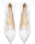Lookbook (W) Lily Wei Kasut Tinggi Slip-On 'Silver Floral Pearl' NN-121