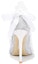Shop (W) Lily Wei Kasut Tinggi Slip-On 'Silver Floral Pearl' NN-121