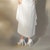 (W) Lily Wei Kasut Tinggi Slip-On 'Silver Floral Pearl' NN-121