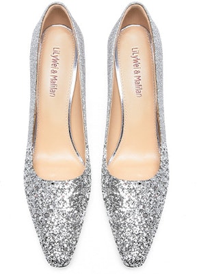 (Women) Lily Wei Slip-On High Heels 'Stardust Glitter' M1-090 Lookbook (Women) Lily Wei Slip-On High Heels 'Stardust Glitter' M1-090