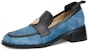 (Women) Lily Wei Slip-On Loafer 'Metallic Patchwork Blue' KF-012