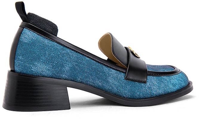 (Women) Lily Wei Slip-On Loafer 'Metallic Patchwork Blue' KF-012 Order (Women) Lily Wei Slip-On Loafer 'Metallic Patchwork Blue' KF-012