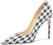 Buy (W) Lily Wei Slip-On Stiletto 10cm 'Kain Houndstooth' NN-530