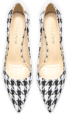 (W) Lily Wei Slip-On Stiletto 10cm 'Kain Houndstooth' NN-530 Lookbook (W) Lily Wei Slip-On Stiletto 10cm 'Kain Houndstooth' NN-530