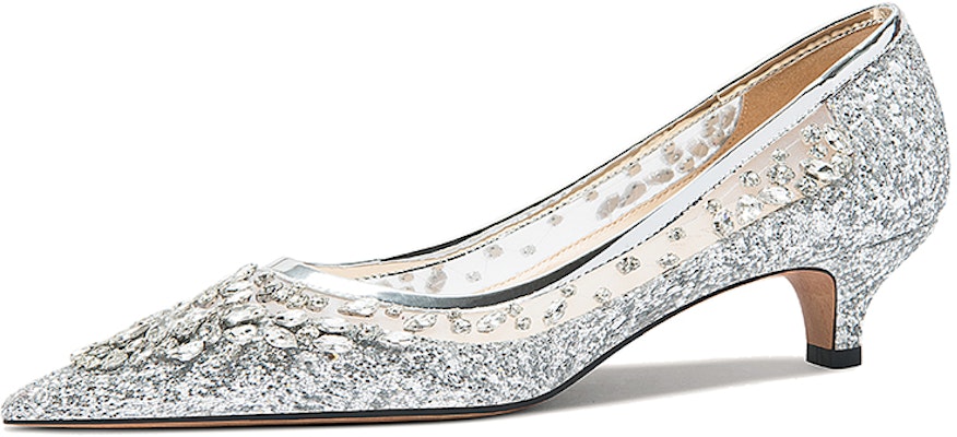 (Women) Lily Wei Slip-On Stiletto 3cm 'Silver Rhinestone' J-104-a Buy (Women) Lily Wei Slip-On Stiletto 3cm 'Silver Rhinestone' J-104-a