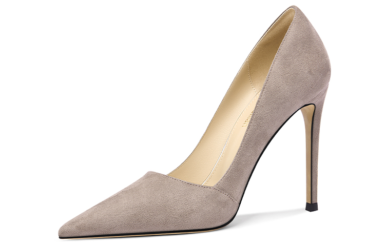 (Women) Lily Wei Slip-On Stiletto 'Cream Coffee' J-119-a