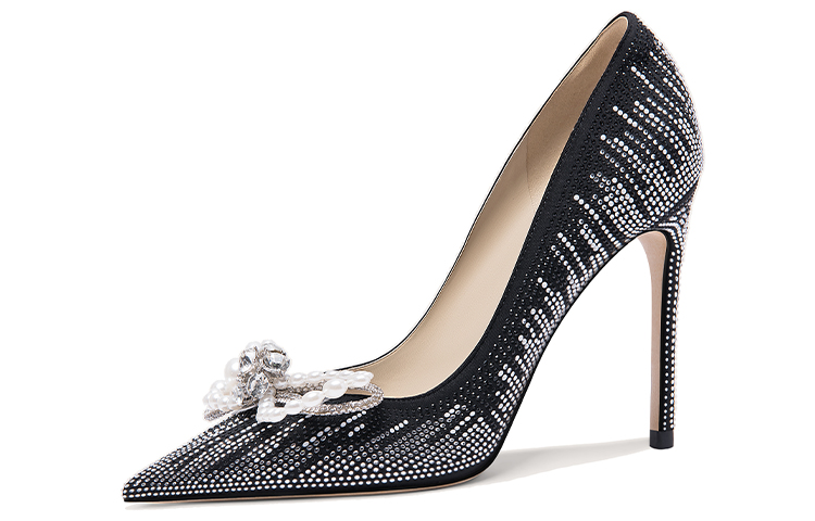 (Women) Lily Wei Stiletto 10cm 'Comfort Casual Black' NN-467