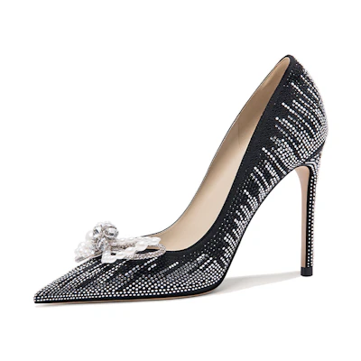 (W) Lily Wei Stiletto 10cm 'CMFT Casual Black'