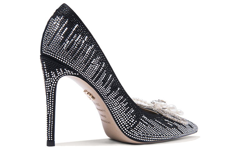 Order (W) Lily Wei Sepatu Stiletto 10cm 'Nyaman Kasual Hitam' NN-467