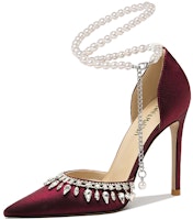 (Women) Lily Wei Stiletto 10cm 'Comfort Casual Red' NN-496 (Women) Lily Wei Stiletto 10cm 'Comfort Casual Red' NN-496