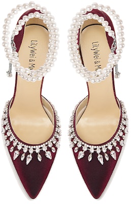 (W) 莉莉韦10厘米舒适休闲红色高跟鞋 NN-496 Lookbook (W) 莉莉韦10厘米舒适休闲红色高跟鞋 NN-496