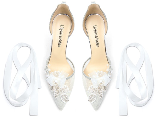 (Women) Lily Wei Stiletto 10cm 'Silver Mesh Crystal Ribbon' NN-389 Lookbook (Women) Lily Wei Stiletto 10cm 'Silver Mesh Crystal Ribbon' NN-389