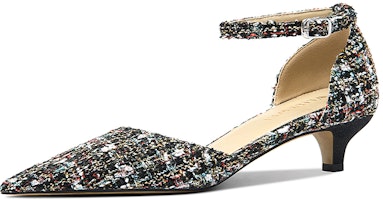 (Women) Lily Wei Stiletto 3cm 'Black Hollow Buckle Strap' L-020-a (Women) Lily Wei Stiletto 3cm 'Black Hollow Buckle Strap' L-020-a