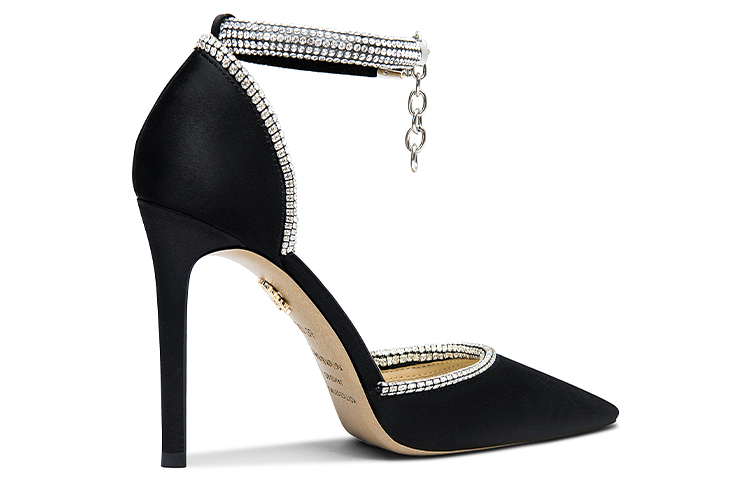 Order (W) Lily Wei Stiletto 'Hitam Berkilau Hujung Runcing' NN-409