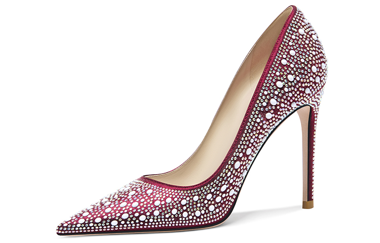 (Women) Lily Wei Stiletto 'Burgundy Comfort' NN-477