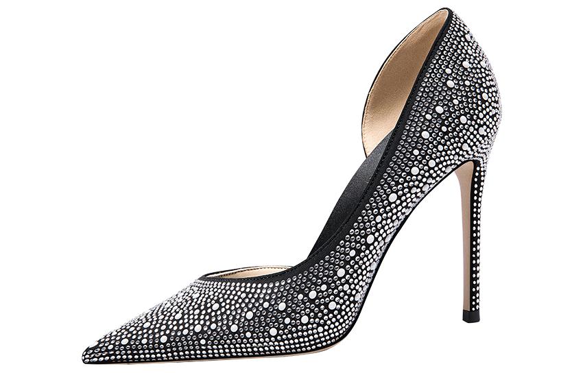 (Women) Lily Wei Stiletto 'Comfy Casual Temperament Black' NN-464