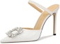 Buy (W) Lily Wei Stiletto 'Berlian Gesper Putih' L-061