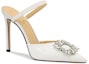 Order (W) Lily Wei Stiletto 'Berlian Gesper Putih' L-061