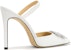 (W) Lily Wei Stiletto 'Berlian Gesper Putih' L-061
