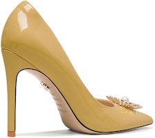 (W) 莉莉·魏细高跟鞋‘多巴胺时尚漆革土黄’ NN-451 Order (W) 莉莉·魏细高跟鞋‘多巴胺时尚漆革土黄’ NN-451