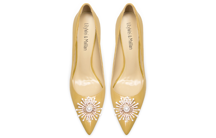 Lookbook (W) Lily Wei Stiletto 'Moda Dopamina Charol Amarillo Tierra' NN-451