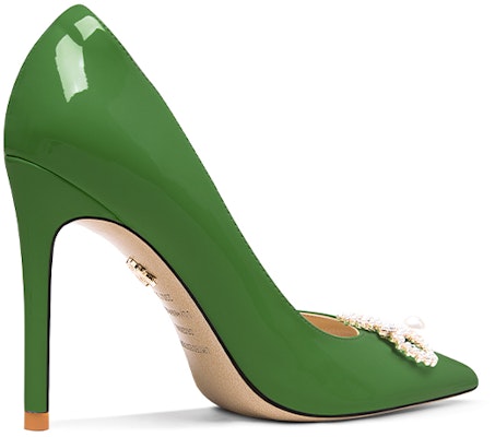 (Women) Lily Wei Stiletto 'Elegant Patent Green' NN-448 Order (Women) Lily Wei Stiletto 'Elegant Patent Green' NN-448
