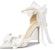 (W) Lily Wei Stiletto 'Awan Terapung dan Riben Rama-Rama Putih' NN-374