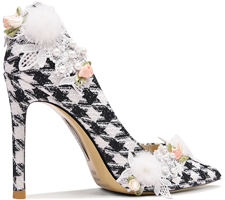 (W) Lily Wei 高跟鞋 '花珍珠格纹' NN-262 Lookbook (W) Lily Wei 高跟鞋 '花珍珠格纹' NN-262