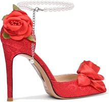 (W) (女性用)リリー・ウェイ・スティレット 'フローラルパールレッド' NN-247 NN-247 Order (W) (女性用)リリー・ウェイ・スティレット 'フローラルパールレッド' NN-247 NN-247