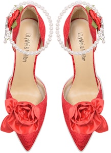 (W) 릴리웨이 스틸레토 '꽃진주 레드' (Lily Wei Stiletto 'Flower Pearl Red') NN-247 Lookbook (W) 릴리웨이 스틸레토 '꽃진주 레드' (Lily Wei Stiletto 'Flower Pearl Red') NN-247