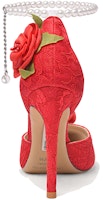 (W) (女性用)リリー・ウェイ・スティレット 'フローラルパールレッド' NN-247 NN-247 Shop (W) (女性用)リリー・ウェイ・スティレット 'フローラルパールレッド' NN-247 NN-247