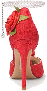 (W) 릴리웨이 스틸레토 '꽃진주 레드' (Lily Wei Stiletto 'Flower Pearl Red') NN-247 Shop (W) 릴리웨이 스틸레토 '꽃진주 레드' (Lily Wei Stiletto 'Flower Pearl Red') NN-247