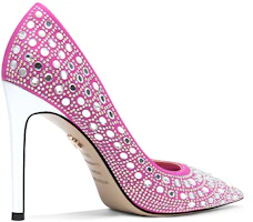 Order (W) Lily Wei Stiletto 'Elegancia Francesa Con Diamantes Rosa Fucsia' NN-453