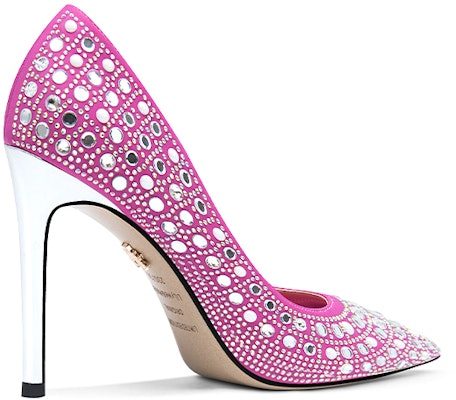 (W) Lily Wei Stiletto 'Elegansi Prancis Rhinestone Merah Muda' NN-453 Order (W) Lily Wei Stiletto 'Elegansi Prancis Rhinestone Merah Muda' NN-453