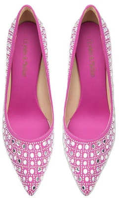 (W) Lily Wei Stiletto 'Elegansi Prancis Rhinestone Merah Muda' NN-453 Lookbook (W) Lily Wei Stiletto 'Elegansi Prancis Rhinestone Merah Muda' NN-453