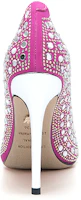 Shop (W) Lily Wei Stiletto 'Elegancia Francesa Con Diamantes Rosa Fucsia' NN-453