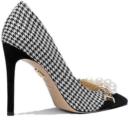 (W) Lily Wei Stiletto 'Paruh Tirus Corak Houndstooth' NN-428 Order (W) Lily Wei Stiletto 'Paruh Tirus Corak Houndstooth' NN-428