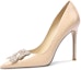 Buy (W) Lily Wei Stiletto 'Sandal Nude Kristal Buckle' NN-229