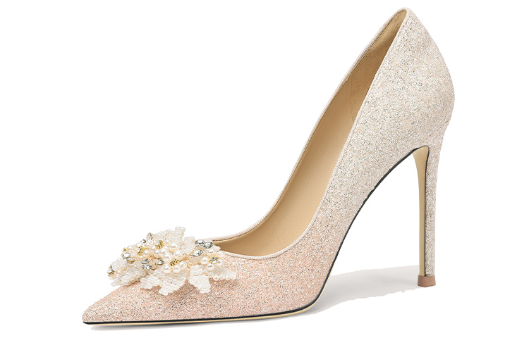 (Women) Lily Wei Stiletto 'Pink Gradient Pearl' NN-067