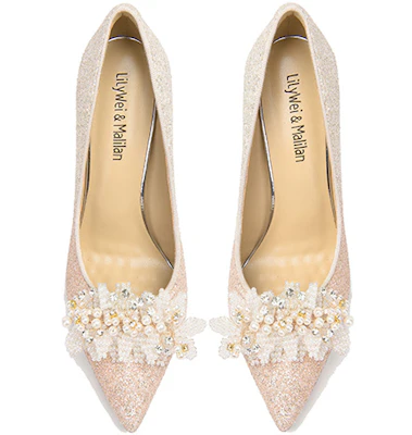 (W) Lily Wei Stiletto 'Mutiara Pink Gradient' NN-067 Lookbook (W) Lily Wei Stiletto 'Mutiara Pink Gradient' NN-067