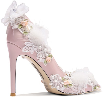 (W) 릴리웨이 스틸레토 '핑크 펄 플로럴' (Lily Wei Stiletto 'Pink Pearl Floral') NN-226 Order (W) 릴리웨이 스틸레토 '핑크 펄 플로럴' (Lily Wei Stiletto 'Pink Pearl Floral') NN-226