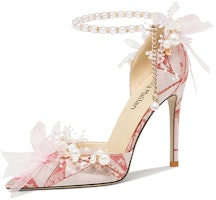 (Women) Lily Wei Stiletto 'Pink Pearl Pointed Toe' NN-377 (Women) Lily Wei Stiletto 'Pink Pearl Pointed Toe' NN-377