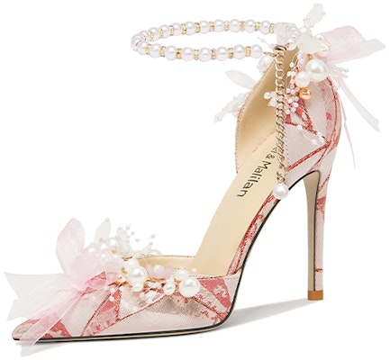 (W) Lily Wei Stiletto 'Pearl Pink' Hujung Tajam NN-377 Buy (W) Lily Wei Stiletto 'Pearl Pink' Hujung Tajam NN-377