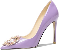 (Women) Lily Wei Stiletto 'Purple Patent' NN-484 (Women) Lily Wei Stiletto 'Purple Patent' NN-484