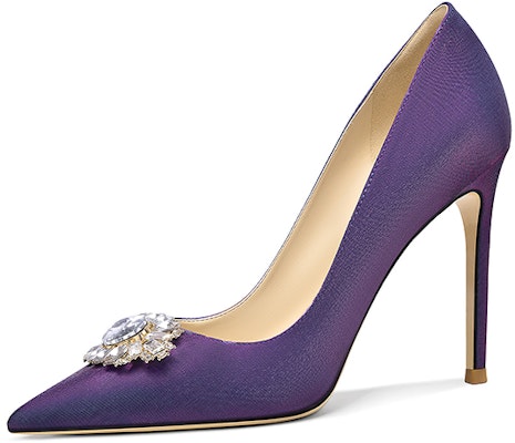 (Women) Lily Wei Stiletto 'Purple Rhinestone' NN-213 Buy (Women) Lily Wei Stiletto 'Purple Rhinestone' NN-213