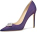 Buy (Women) Lily Wei Stiletto 'Purple Rhinestone' NN-213